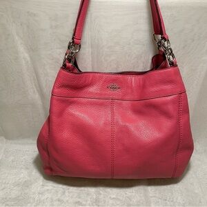 Coach Lexy Pebbled Leather Shoulder Bag